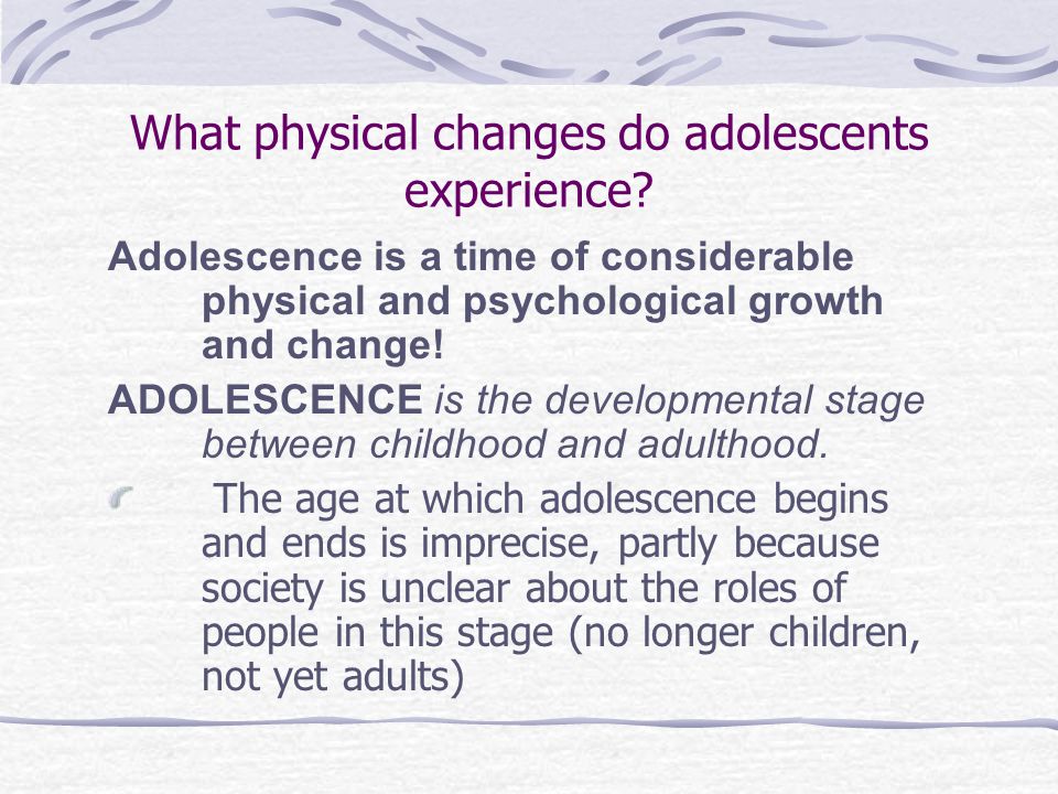 Cognitive and physical changes in early adolescence sale